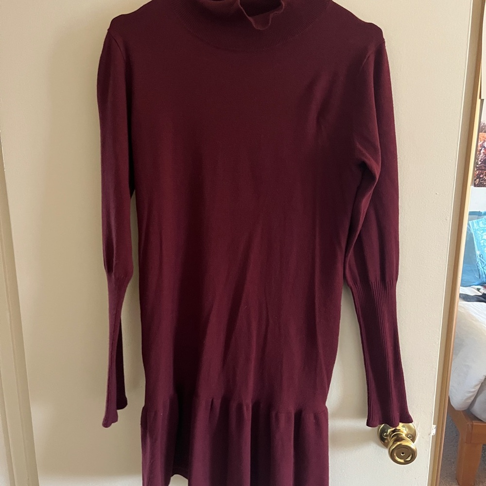 Sundays Deep Burgundy Knit Top